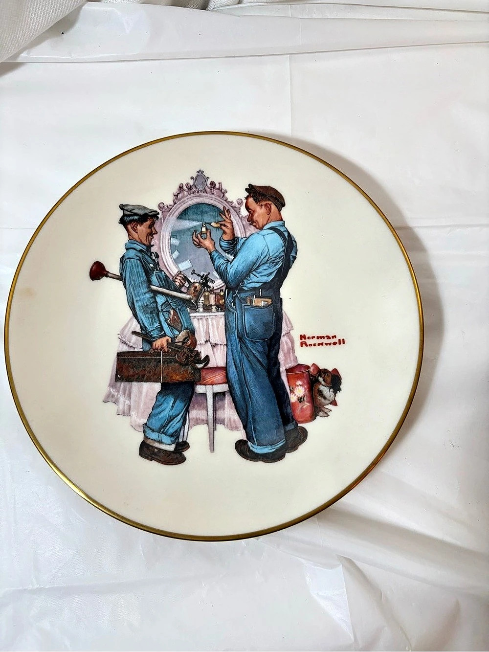 Gorham Plumbers Limited Edition Plate
